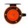 Inertial coil, plastic metal, diameter 6.5 cm, guide, black-orange, 701d