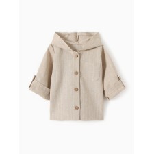 Children's Minaku shirt, beige color, height 92-98 cm