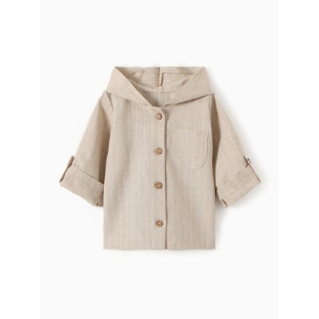 Children's Minaku shirt, beige color, height 92-98 cm
