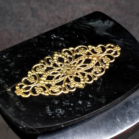 Casket "Lace", 12.5x8x8 cm, natural stone, coil-4