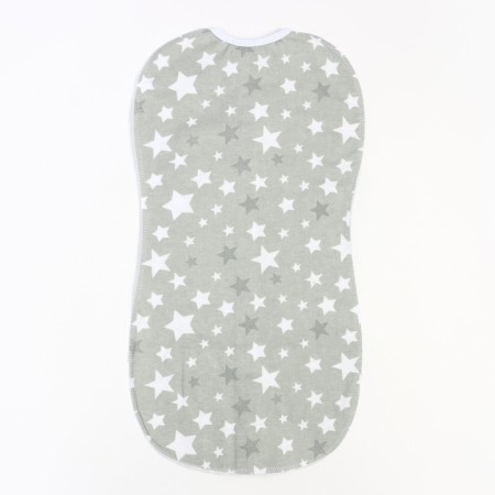 Strumber diaper diamond, gray, flannel 170 g/m, cotton 100%, height 62-3