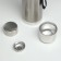 Thermos, 1 l, the journey "Master K.", with a circle, retains heat 48 hours, chrome