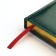 Diary Leduced A5+, 136 sheets of Sidney Nebraska, solid cover, artificial leather, gold cut, golden corners, blue