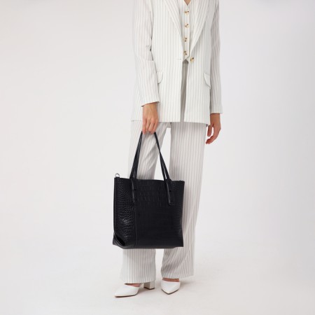Bag-tout on lightning, the color is dark blue-5