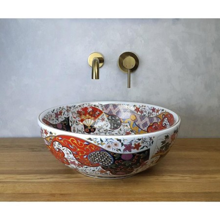 Sink Festival 2231, D = 400 mm, without overflow, without opening for the mixer, white-2