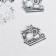 Decor for creativity Metal "Sewing Machine" silver 2x2 cm
