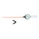 Zimnaya fishing rod UD-3, with a foam handle, double-sided
