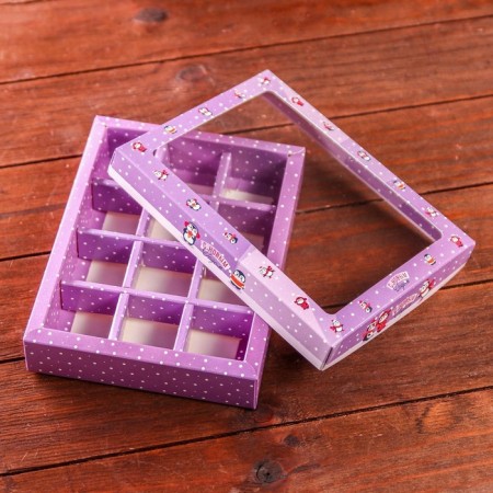 Packaging for sweets 12 pcs "New Year's Penguin", 19 x 14.5 x 3.5 cm-3