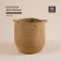 Belly basket wicker -round SL Home "Order", hemp rope, 35 × 40 cm