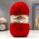Yarn "Angora Gold" 20%wool, 80%acrylic 550m/100g (106 red)