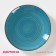 Board ceramic dessert shade "Sea World", d = 19 cm, blue color