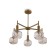 Freya FR5366CL-05BS Fero, 650x650x550 mm ceiling lamp, E14, 5x40W, brass color