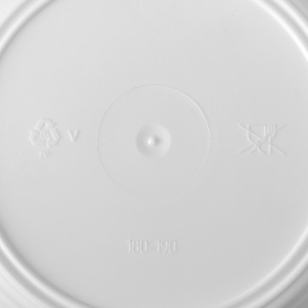 Pot for flowers with a prize pallet, 1 l, white color-4