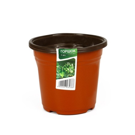 Pot for seedlings, 2.5 l, d = 18 cm, h = 15.5 cm, greengo-9