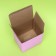 Box under a mug, without a window, pink 12 x 9.5 x 12 cm