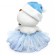 Soft toy "Lee-Lee Baby", in the New Year's suit, 20 cm