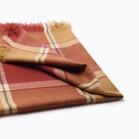 Women's scarf, brown color, size 75x75 cm-1