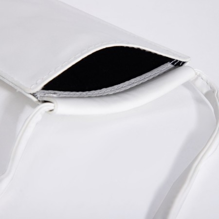 Cross-Bodi bag without fastening, white color-3