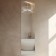 Mirror, wall, with 2 pendants, 160 x 45 cm