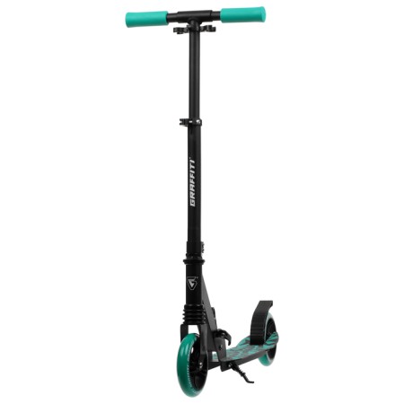 Самокат городской GRAFFITI Comfort Lux 145, колёса PU 145 мм, перед. амортиз, ABEC 9 Carbon-1