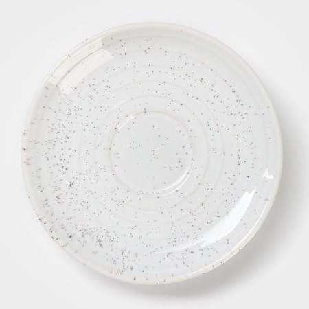 Tea steam porcelain Magistro Urban, 2 objects: a cup 200 ml, a saucer d = 14.2 cm, white color in specking-2