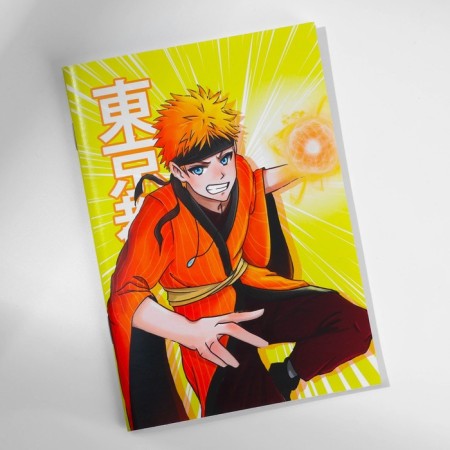 Notepad in the soft cover A6, 16 L "Anime guy"-3