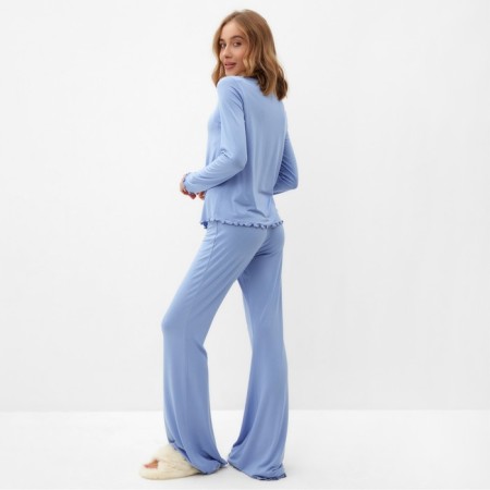 Kit (jumper, trousers) female minku, color of blue river 48-4