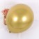 Latex ball 18 ", gold, chrome, set of 10 pcs.