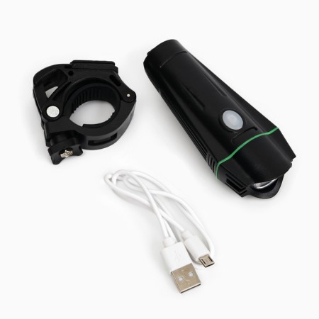 Lanter Bicycle front battery, waterproof, 1 diode, 4 modes, green-5