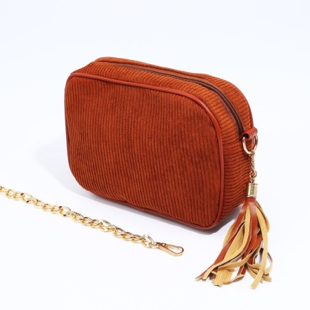 Bag Cross-Bodi with a zipper, the color is red-5