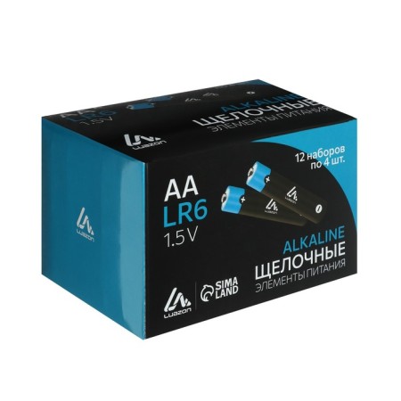 Alkalin battery (alkaline) Luazon, aa, LR6, blister, 4 pcs-3