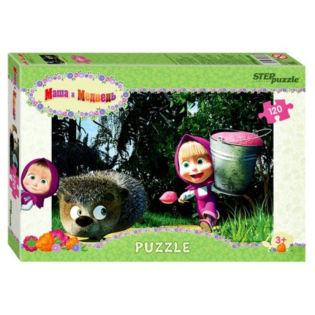 Puzzle "Masha and the Bear - 2", 120 elements, mix-2