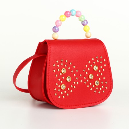 Baby bag on the valve, the color is red