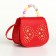Baby bag on the valve, the color is red