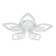 Ceiling light ESCADA, 10288/10LED. 1x130W, LED, 9758LM, 3000-6500K, 660x660x100 mm, white color