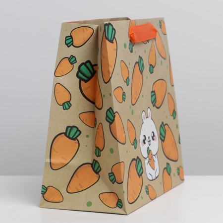 Square gift package package, packaging, “SUPRISE”, 22 x 22 x 11 cm-2