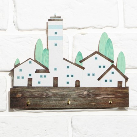 The keybox wall -mounted "houses", 22 x 17.2 cm.