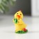 Polystone souvenir "Chicken on the grass" set 4 pcs 2x2x3.2 cm
