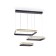 LED LED suspension with the Ambrella Light, Original, Fa6166, LED, 105 W, 7875LUM, 3000-6400K, Black Black Color