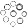 The steering column Dream Bike 1-1/8 ", steel, threaded, bulk bearing