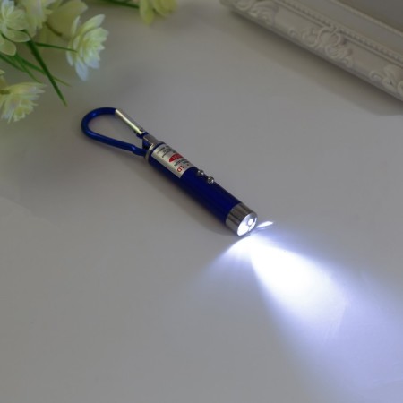 Flashlight+laser on the carbine of 2 metallic modes MIX 9.2x1.3x1.3 cm-4