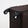 Small 24 suitcase "on lightning, code castle, with extension, brown color