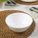 Glass -ceramic salad Precious, 800 ml, d = 18 cm, white color
