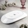 Oval porcelain oval porcelain, 38 × 22 cm, white color