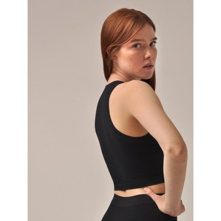 Top female Halter Neck, S/M size, Nero color-2
