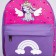 School textile backpack with pocket "Unicorn", a reflector. Elements, 27x23 x 10 cm