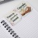 Gift set: notebook A6, 60 sheets and magnetic bookmarks 2 pcs "Best Teacher"