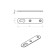 Suspension furniture tundra, l = 75 mm, zinc coating, 1 pc.
