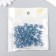 Plastic beads "Crystal multi -senior. Night blue" Transparent set 20 g 1x1x1 cm