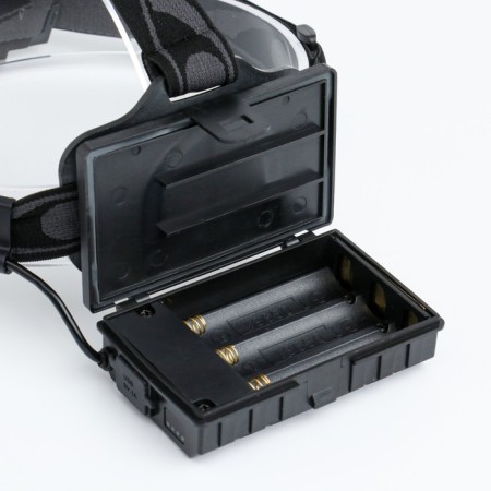 Battery -off flashlight, 50 watts, 1000 lm, 6000 mAh, LED P70, 5 modes, from USB-4